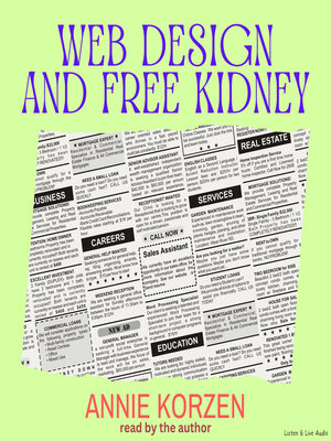 cover image of Web Design and Free Kidney